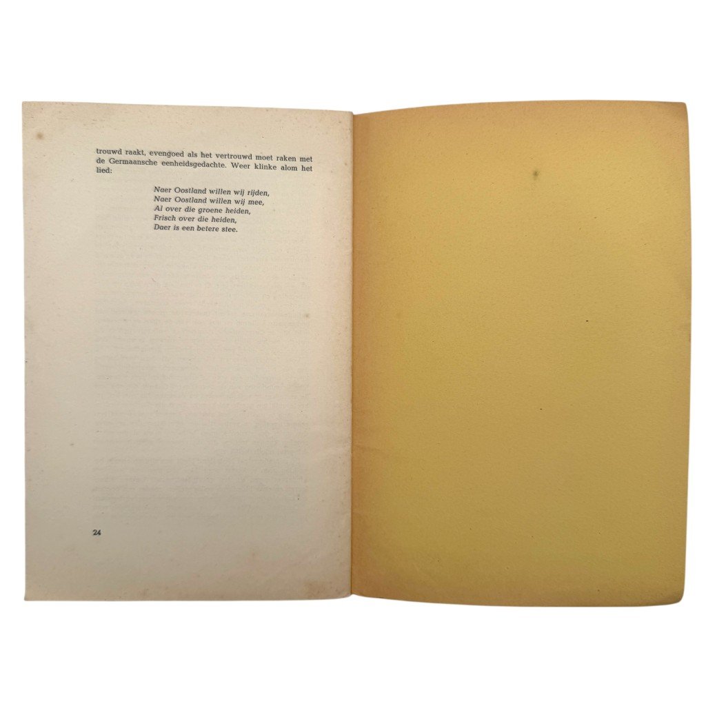 Original WWII Dutch collaboration brochure Oostland als Lotsbestemming – Pieter Emiel Keuchenius — image 6