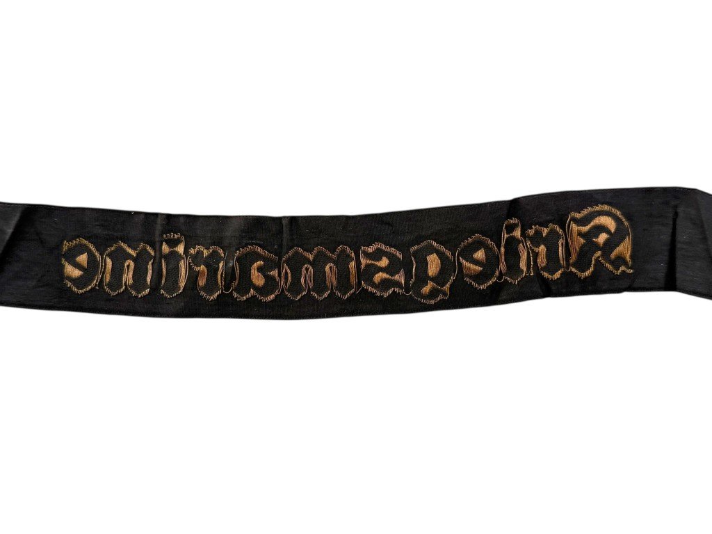 Original WWII German Kriegsmarine cap tally — image 5