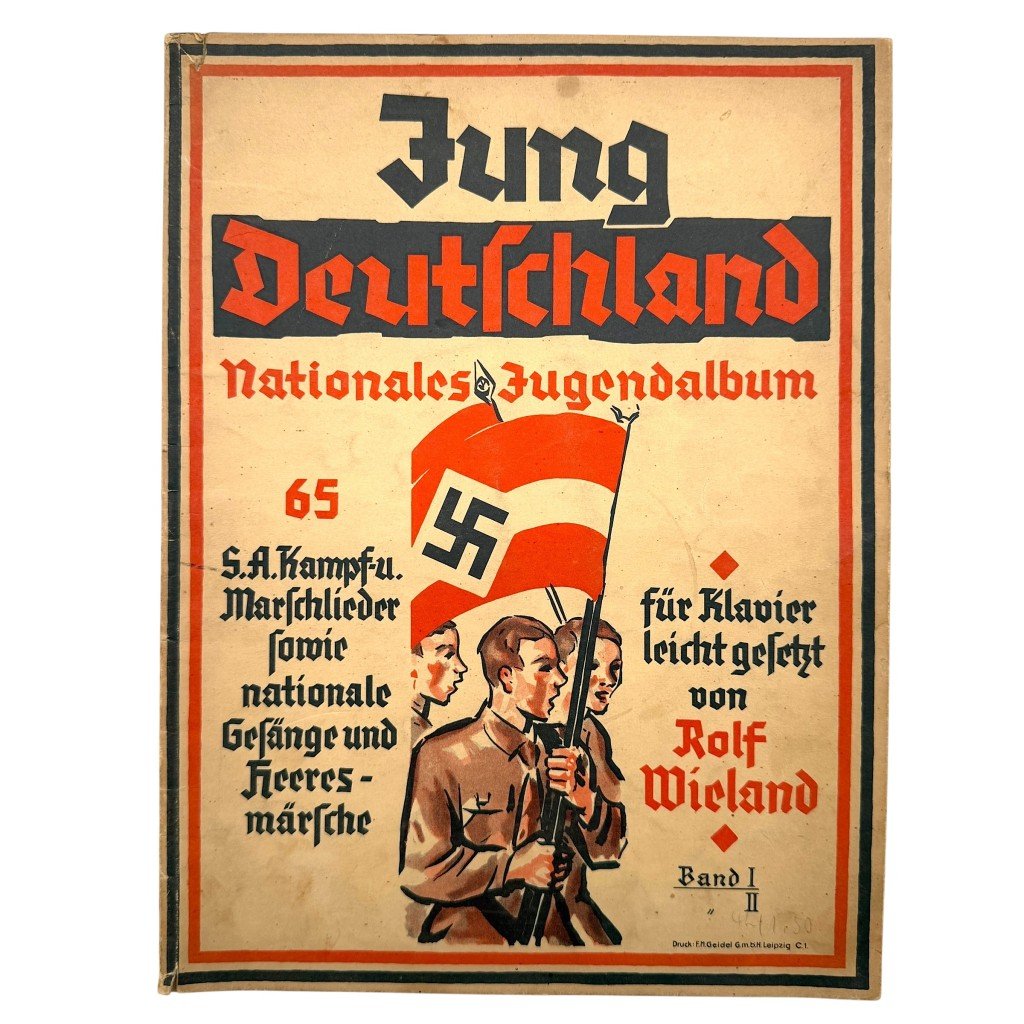 Original WWII German Hitlerjugend song booklet