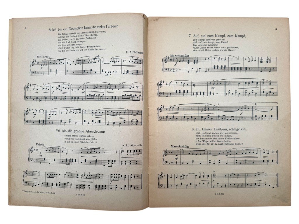 Original WWII German Hitlerjugend song booklet — image 5