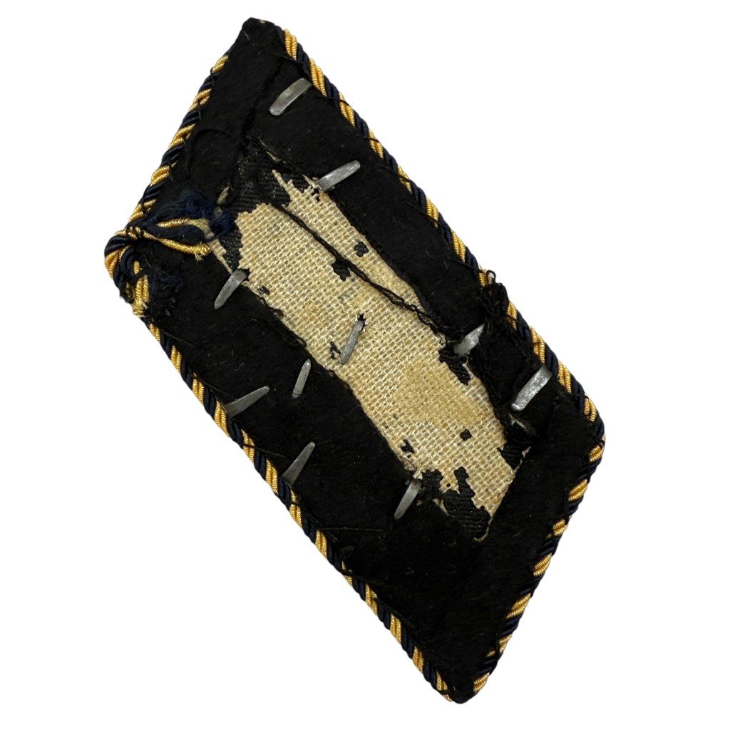 Original WWII German Deutsche Reichsbahn collar tab — image 2