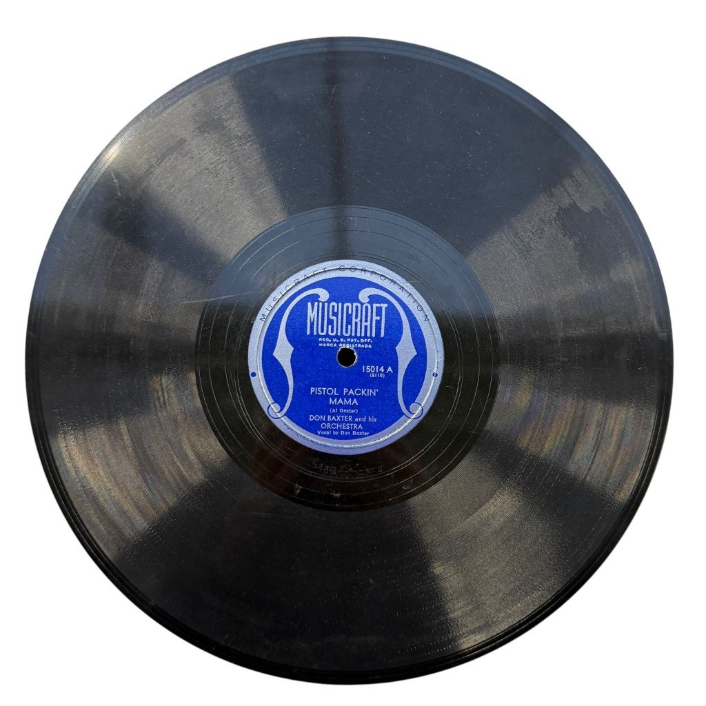 Original WWII US record 'Hitler's Funeral' by Don Baxter — image 3