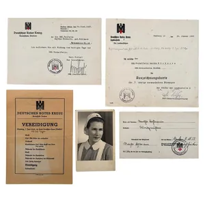Original WWII German DRK documents grouping