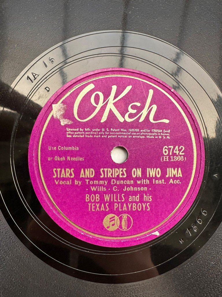 Original WWII US record 'Stars and Stripes on Iwo Jima' — image 2
