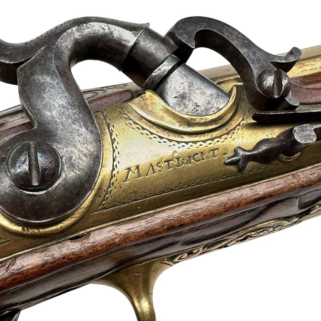 Original 1700-1750 Dutch flintlock cavalry pistol from Maastricht — image 4