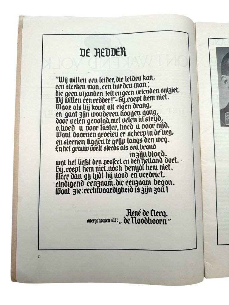 Original WWII Dutch NSB magazine 'Ontwakend Volk' 1941 — image 3