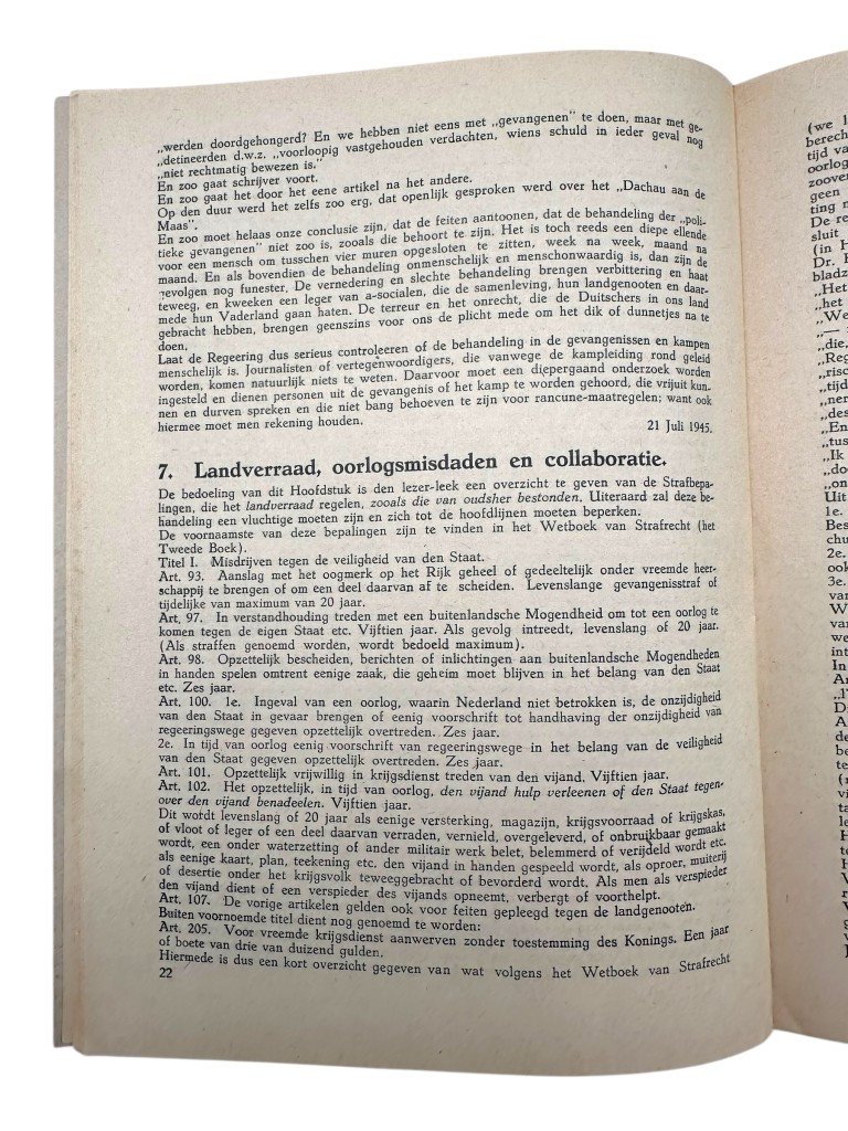 Original 1945 Dutch brochure Heftige verontwaardiging en rustige bezinning – Arnold Meyer — image 6