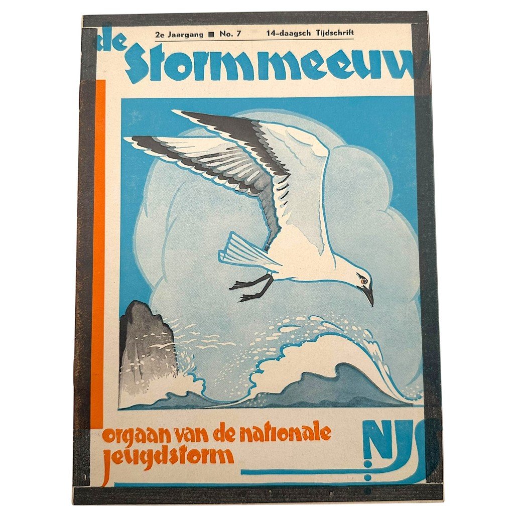 Original 1936 Dutch Nationale Jeugdstorm 'De Stormmeeuw' magazine