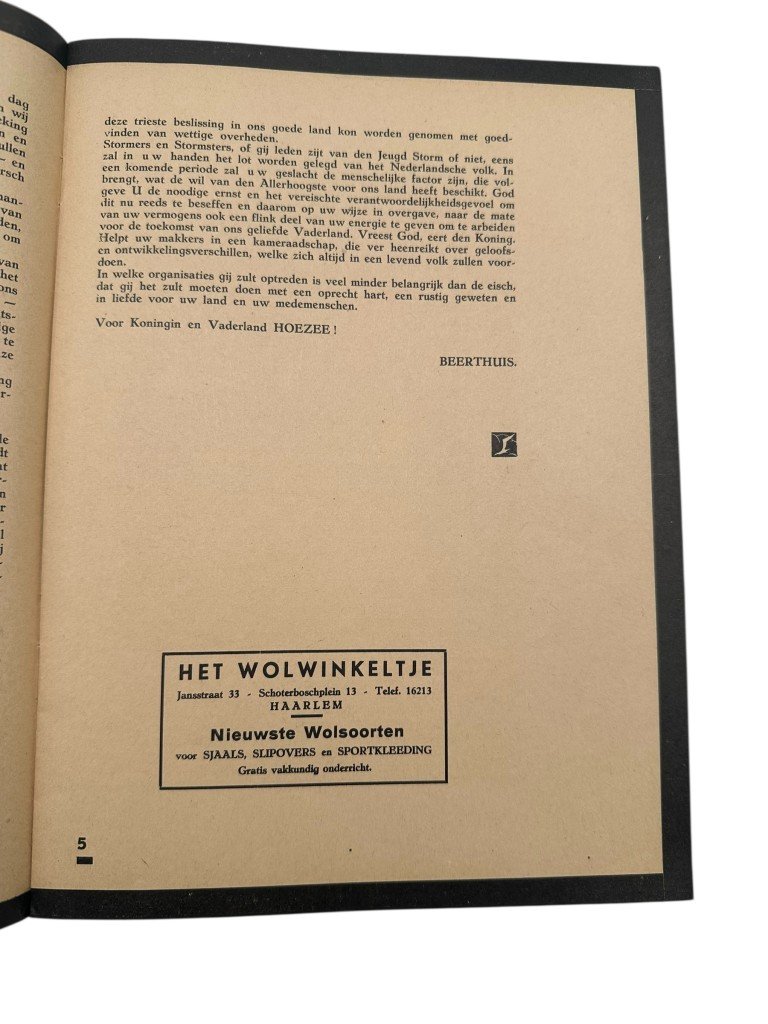 Original 1936 Dutch Nationale Jeugdstorm 'De Stormmeeuw' magazine — image 4