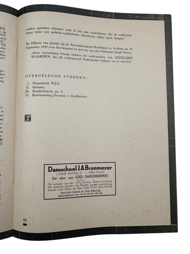 Original 1936 Dutch Nationale Jeugdstorm 'De Stormmeeuw' magazine — image 6