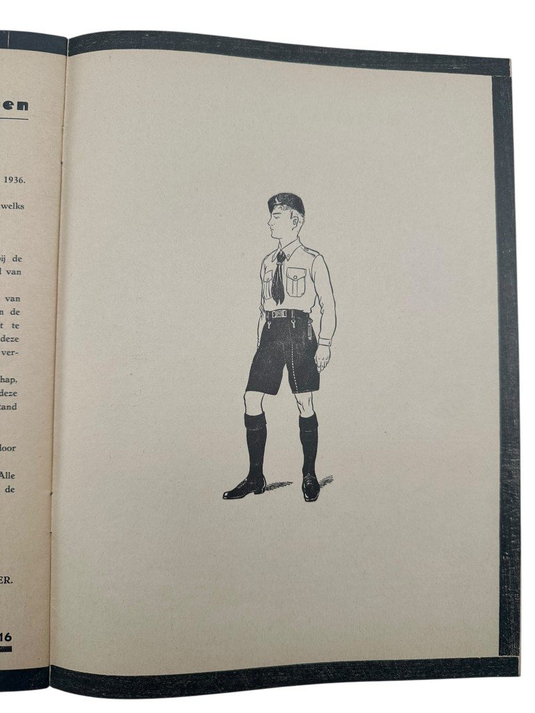Original 1936 Dutch Nationale Jeugdstorm 'De Stormmeeuw' magazine — image 8