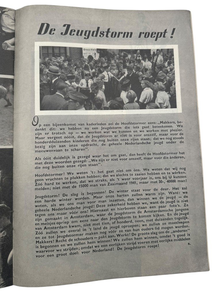 Original WWII Dutch Nationale Jeugdstorm 'De Stormmeeuw' magazine — image 11