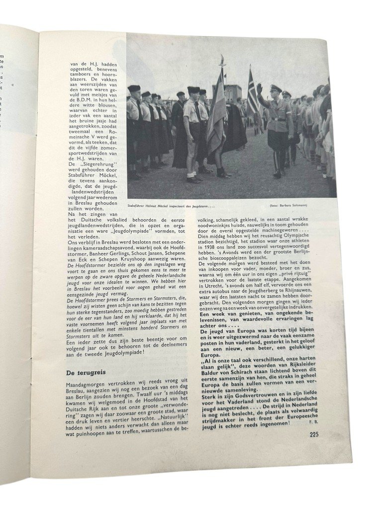 Original WWII Dutch Nationale Jeugdstorm 'De Stormmeeuw' magazine — image 18