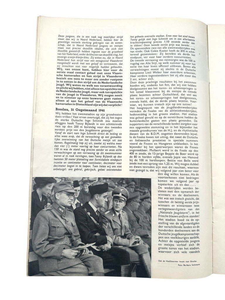 Original WWII Dutch Nationale Jeugdstorm 'De Stormmeeuw' magazine — image 19