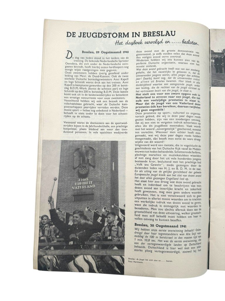 Original WWII Dutch Nationale Jeugdstorm 'De Stormmeeuw' magazine — image 21