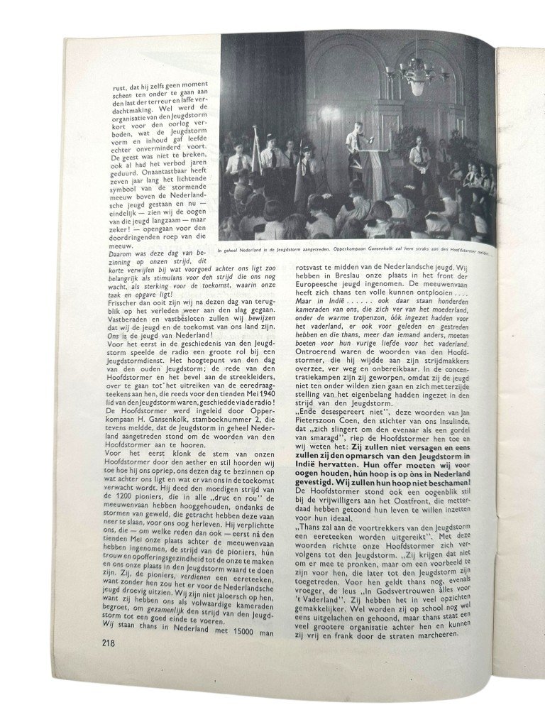 Original WWII Dutch Nationale Jeugdstorm 'De Stormmeeuw' magazine — image 4