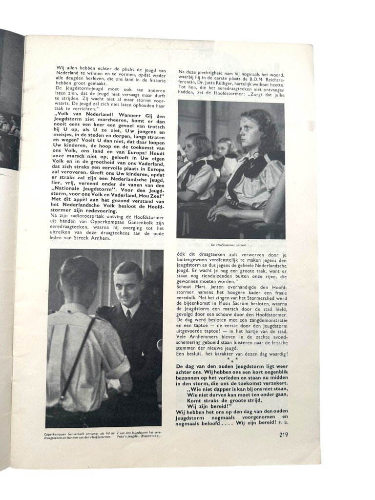 Original WWII Dutch Nationale Jeugdstorm 'De Stormmeeuw' magazine — image 5