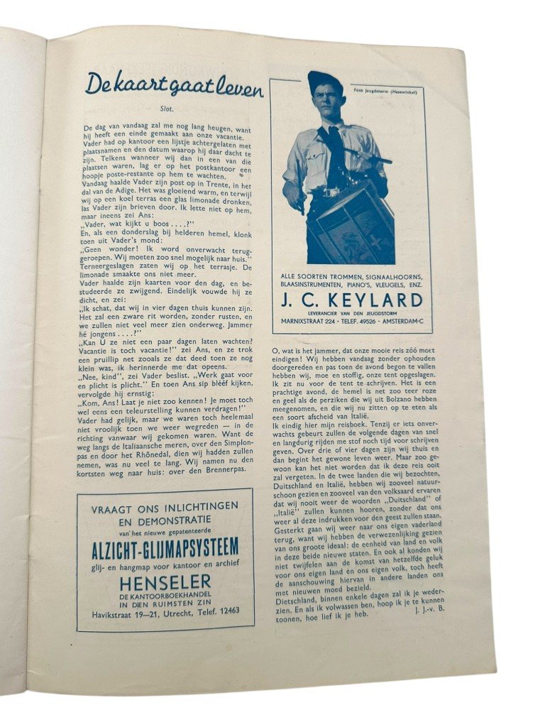 Original WWII Dutch Nationale Jeugdstorm 'De Stormmeeuw' magazine — image 6