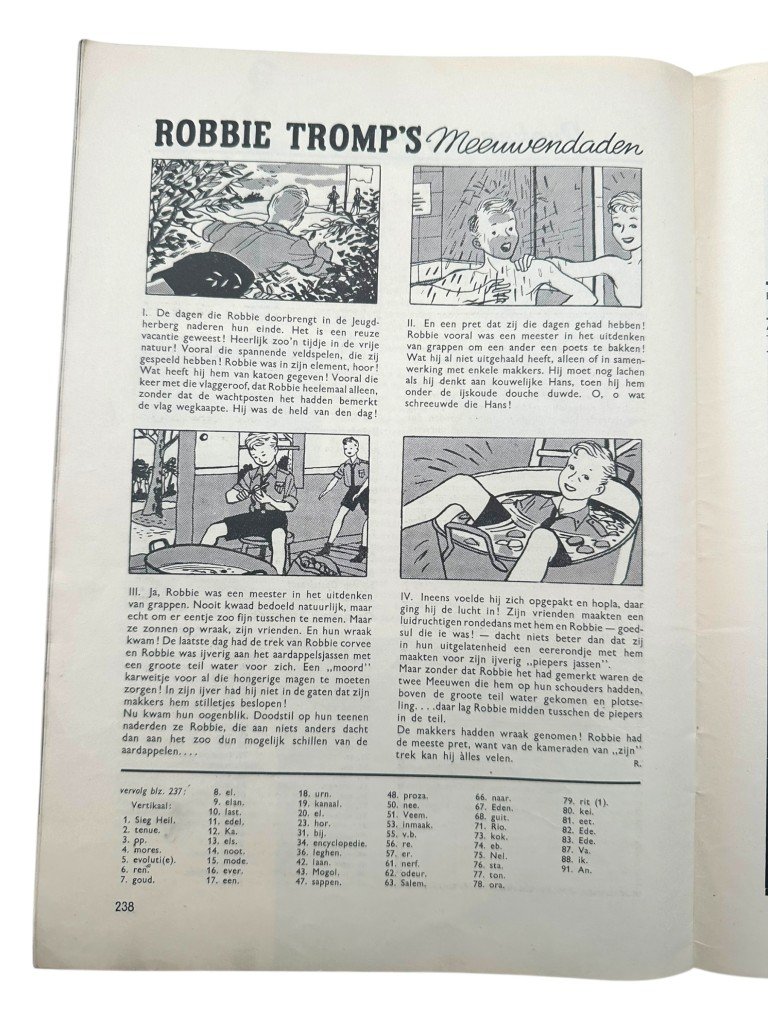 Original WWII Dutch Nationale Jeugdstorm 'De Stormmeeuw' magazine — image 8