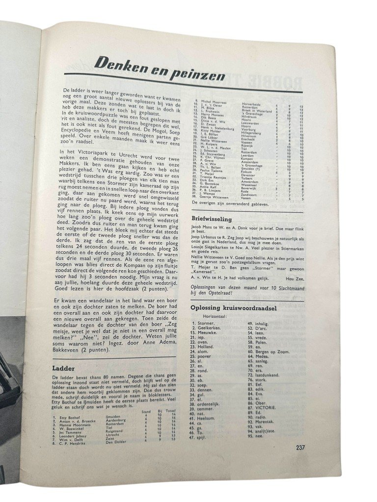 Original WWII Dutch Nationale Jeugdstorm 'De Stormmeeuw' magazine — image 9