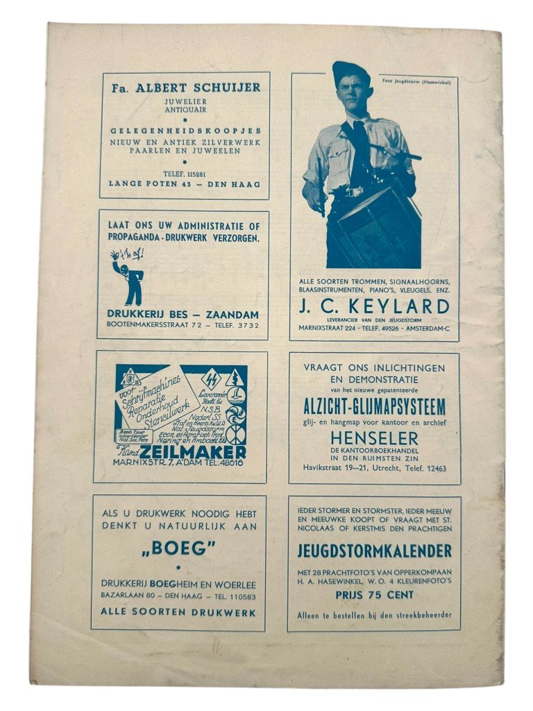 Original WWII Dutch Nationale Jeugdstorm 'De Stormmeeuw' magazine — image 15