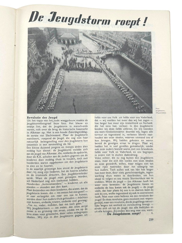 Original WWII Dutch Nationale Jeugdstorm 'De Stormmeeuw' magazine — image 6