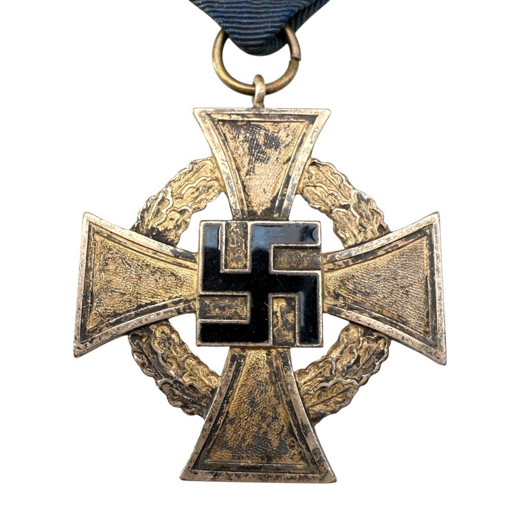 Original WWII German '25 Treue Dienst jahre kreuz' medal — image 2