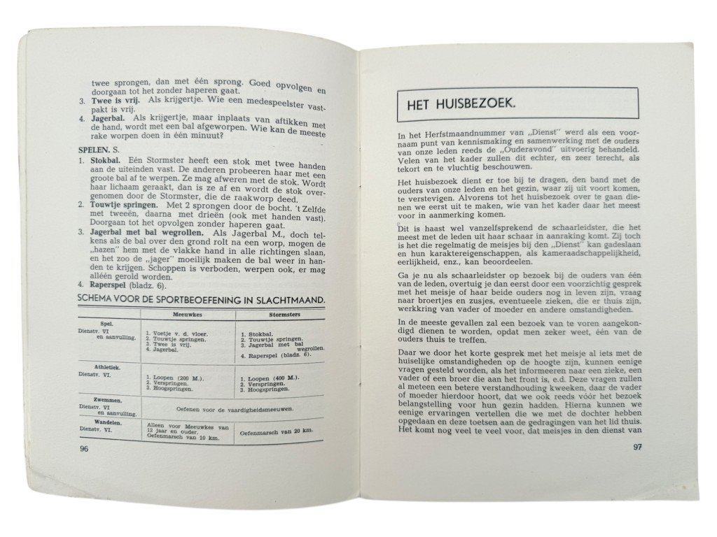 Original WWII Dutch Nationale Jeugdstorm service regulation booklet — image 5