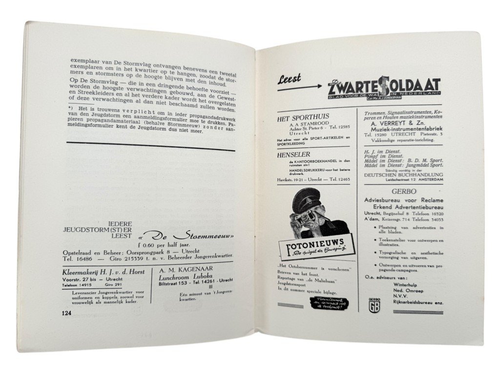 Original WWII Dutch Nationale Jeugdstorm service regulation booklet — image 7