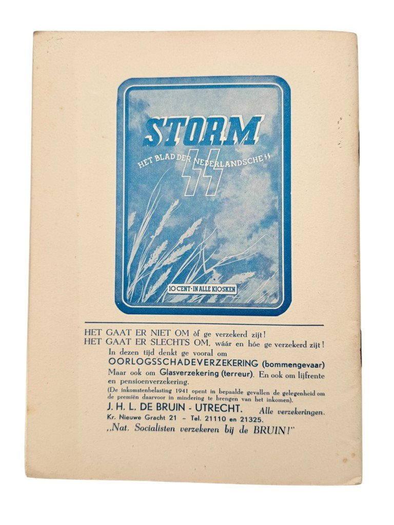 Original WWII Dutch Nationale Jeugdstorm service regulation booklet — image 8