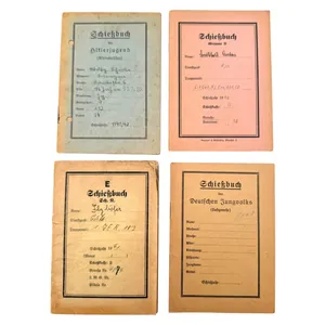 Original WWII German set shooting booklets