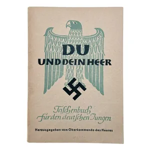 Original WWII German Taschenbuch booklet 'Du und Dein Heer'