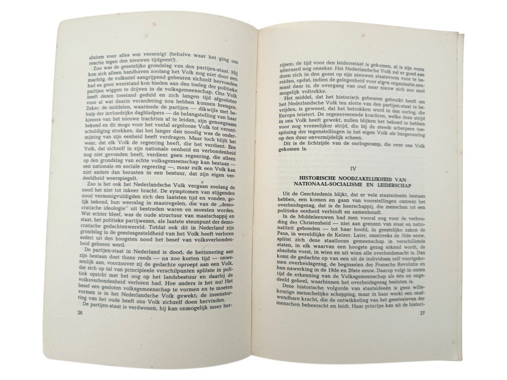 Original WWII Dutch NSB brochure 'Beginselen van Nationaal-Socialisme – dr. J.H. Carp' — image 5