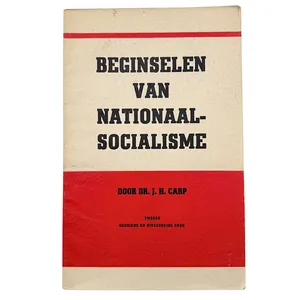 Original WWII Dutch NSB brochure 'Beginselen van Nationaal-Socialisme – dr. …
