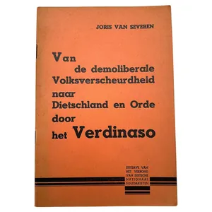 Original WWII Flemish Verdinaso collaboration brochure