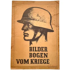 Original WWII German book 'Bilderbogen vom Kriege'