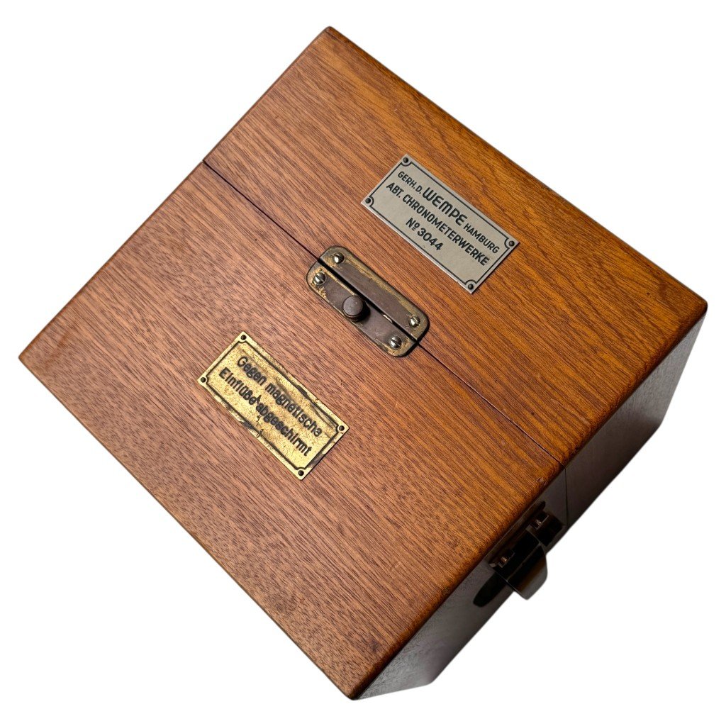 Original WWII German Kriegsmarine Chronometer in box — image 4