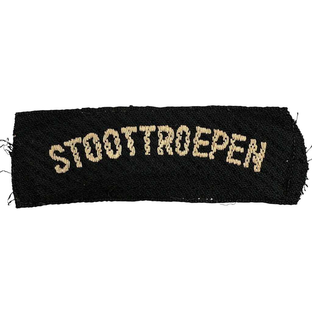 Original WWII Dutch 'Stoottroepen' cloth insignia