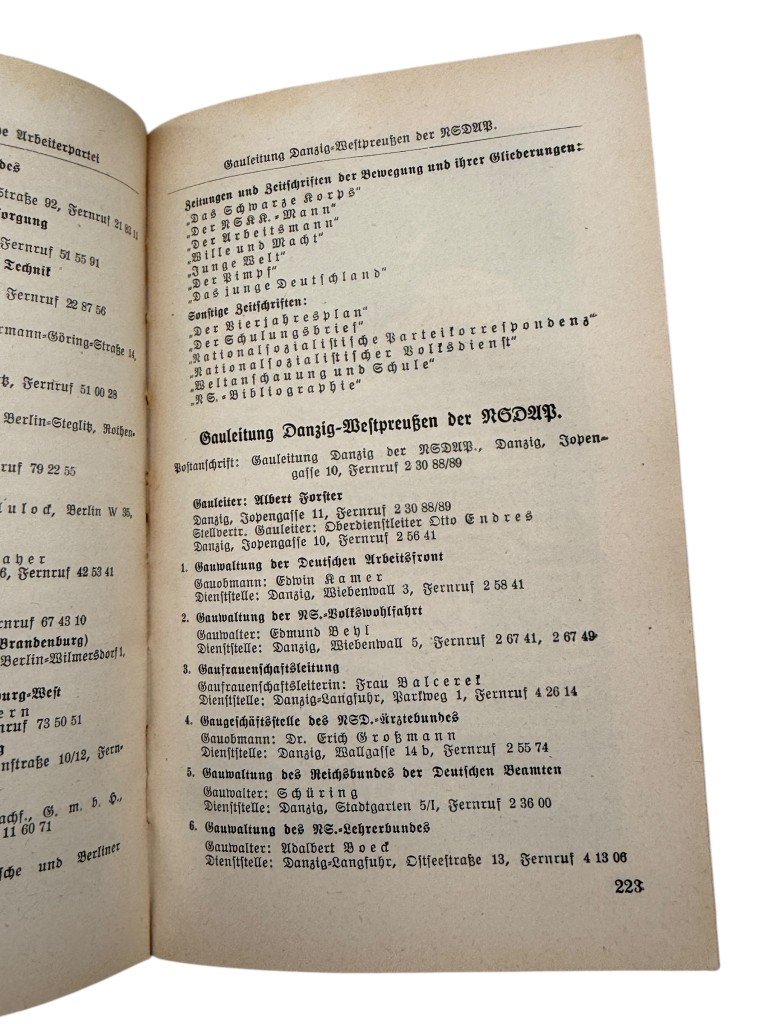Original WWII German NSDAP Nationalsozialistisches Jahrbuch 1942 — image 5