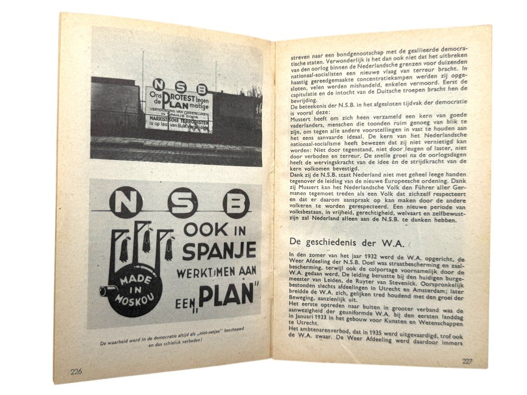 Original WWII Dutch NSB National-Socialist Yearbook 1942 — image 10