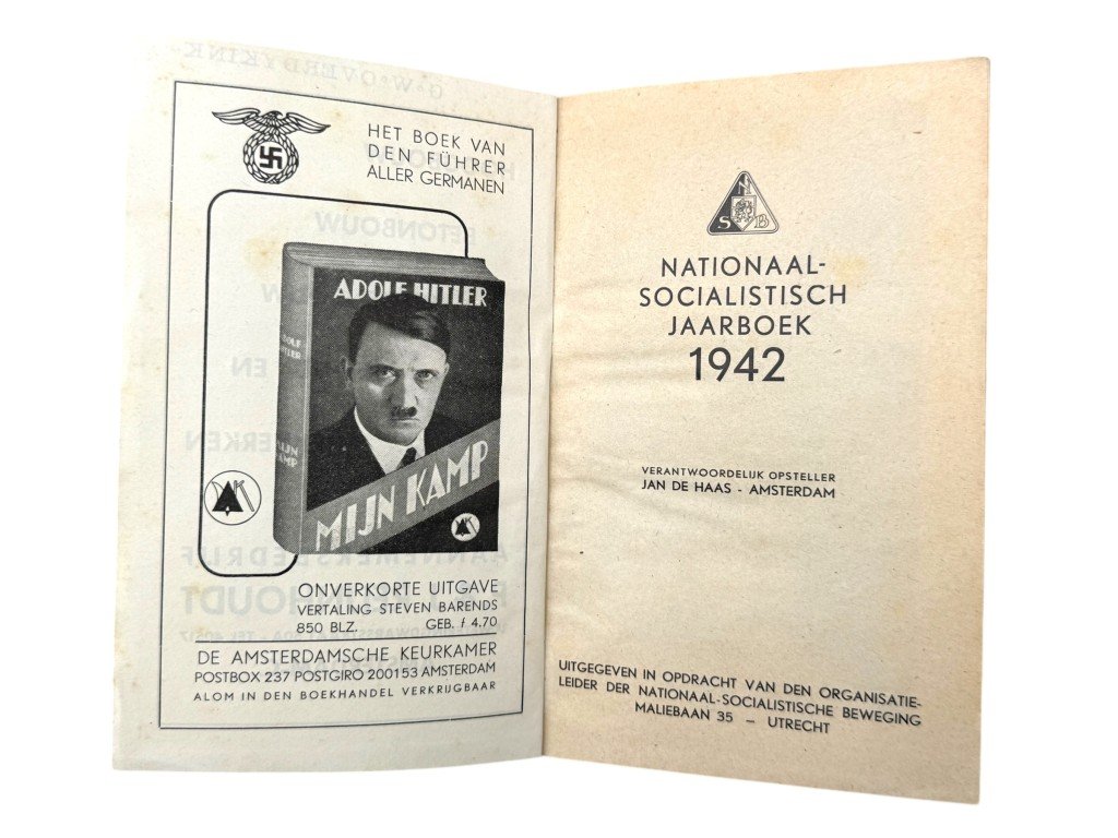 Original WWII Dutch NSB National-Socialist Yearbook 1942 — image 3