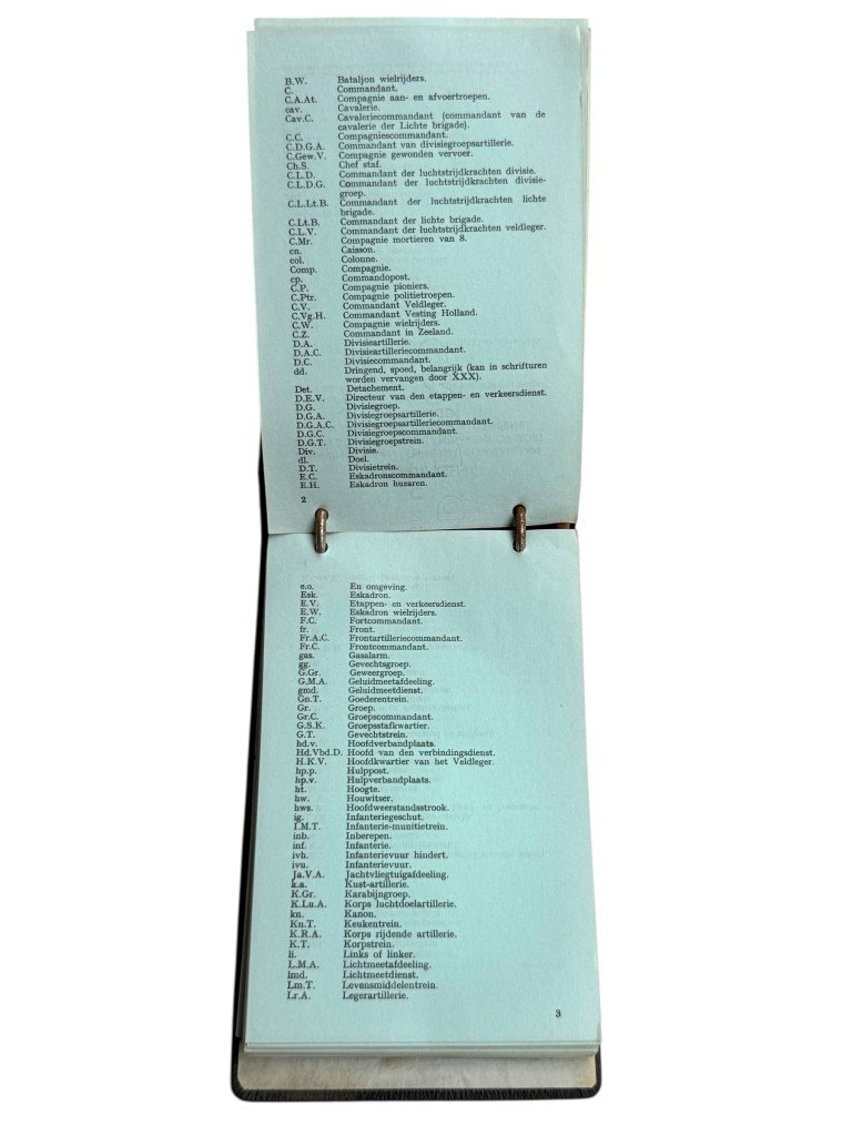 Original 1935 Dutch army 'Bevelenboek van De Militaire Spectator' — image 9