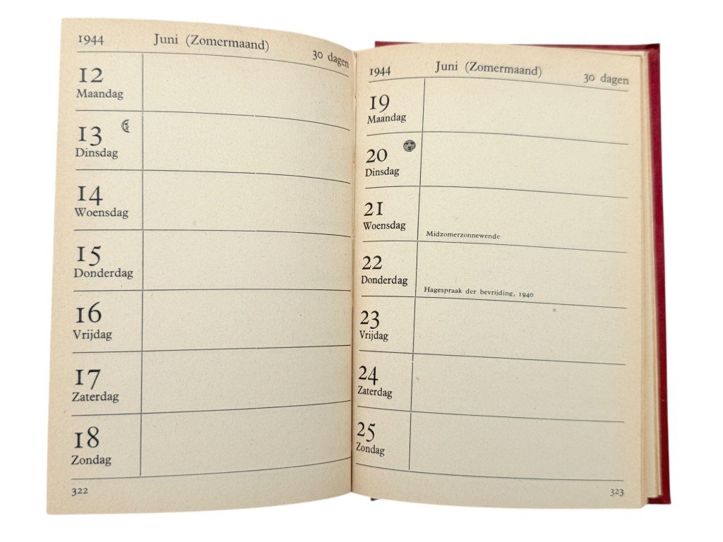 Original WWII Dutch NSB Nationaal-Socialistische Almanak 1944 — image 10