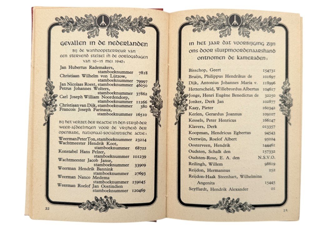 Original WWII Dutch NSB Nationaal-Socialistische Almanak 1944 — image 7