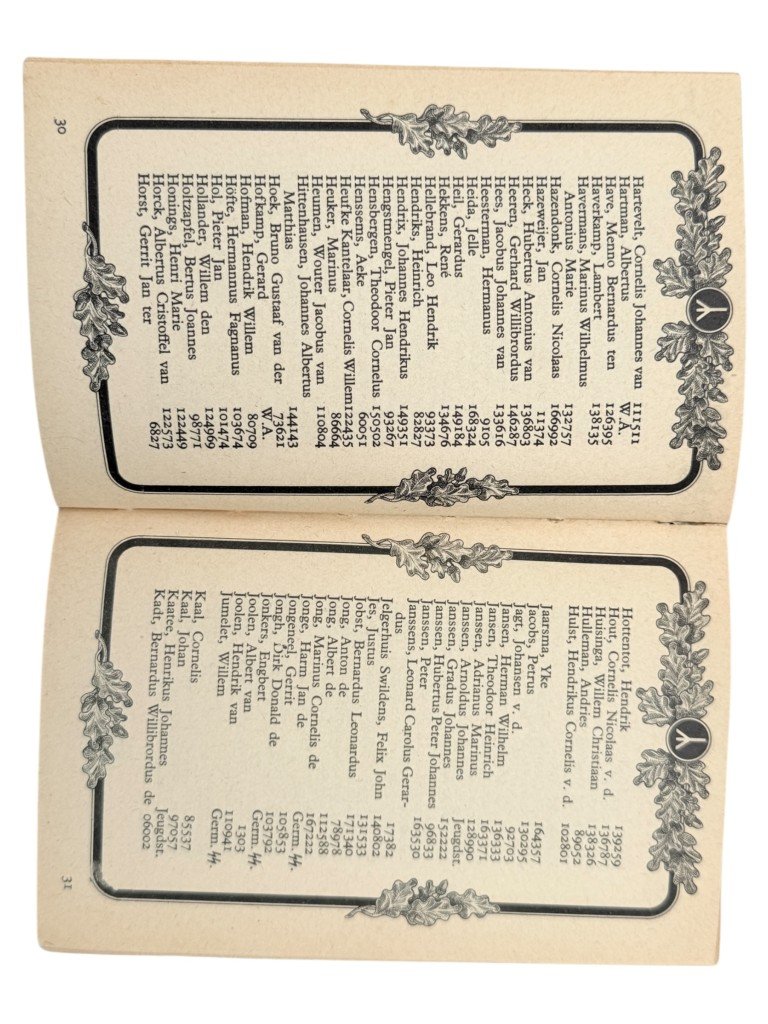 Original WWII Dutch NSB Nationaal-Socialistische Almanak 1944 — image 8