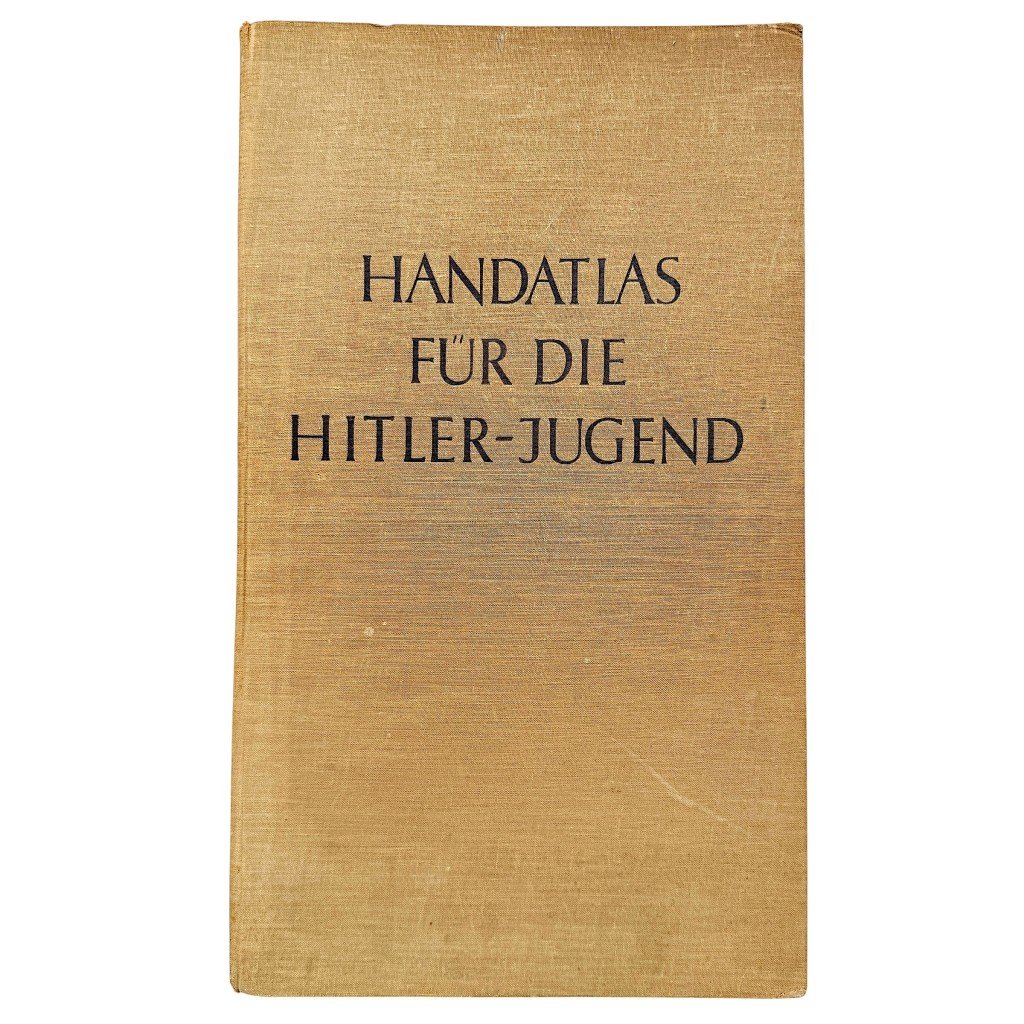 Original WWII German Handatlas für die Hitler-Jugend