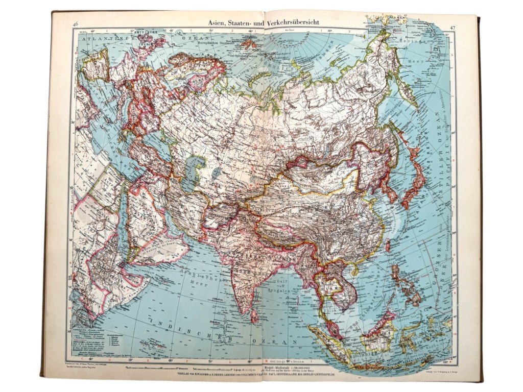 Original WWII German Handatlas für die Hitler-Jugend — image 10
