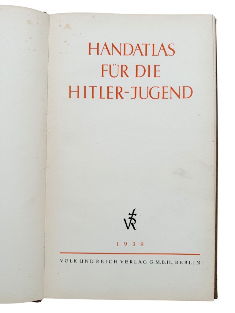 Original WWII German Handatlas für die Hitler-Jugend — image 3