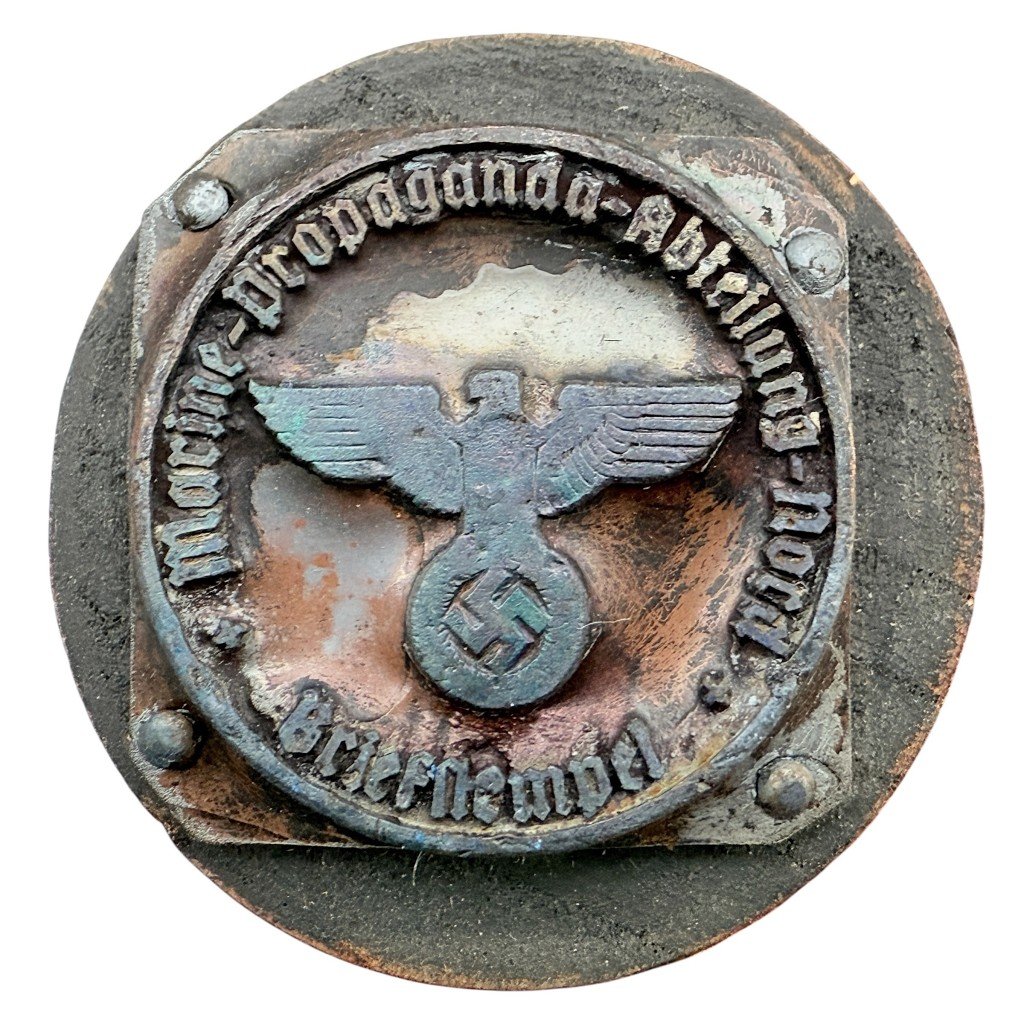 Original WWII German Kriegsmarine 'Marine-Propaganda-Abteilung Nord' stamp — image 3