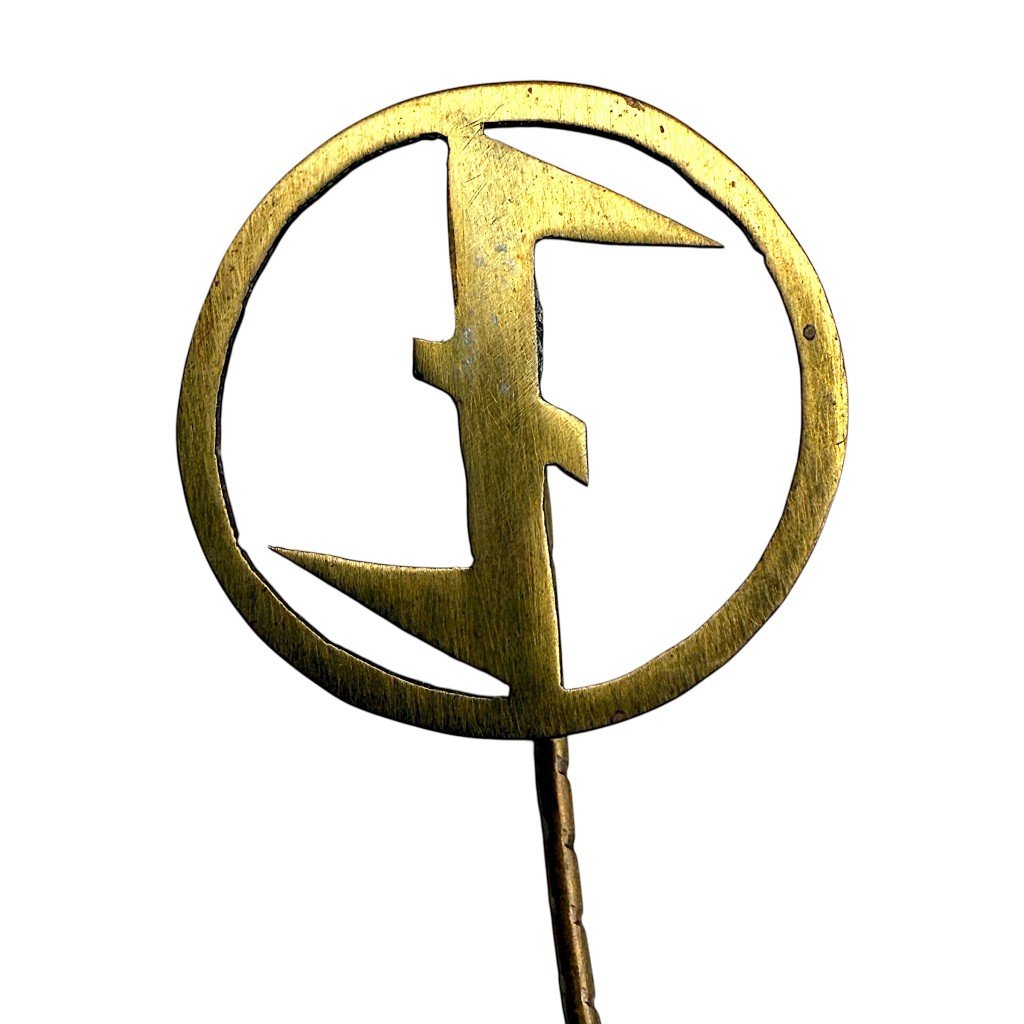 Original WWII Dutch NSB 'Wolfsangel' stickpin — image 2